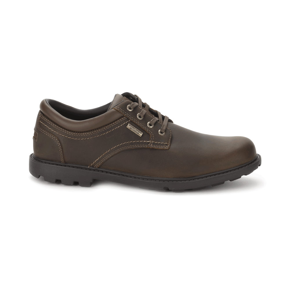 Oxfords Rockport Hombre Mexico - Storm Surge Plain Toe Marrom - ZUAPC8756